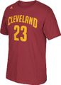 NBA Lebron James Cleveland Cavaliers Youth Gametime HD Wine Screened Players T Shirt