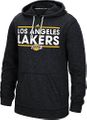 NBA Los Angeles Lakers Mens Black Adidas Dassler Synthetic Climwarm Hoodie