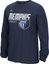 NBA Memphis Grizzlies Adidas Background Logo Long Sleeve Tee Shirt