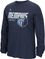NBA Memphis Grizzlies Adidas Background Logo Long Sleeve Tee Shirt