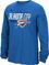 NBA Oklahoma City Thunder Adidas Background Logo Long Sleeve Tee Shirt