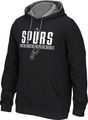 NBA San Antonio Spurs Black Embroidered Adidas Tipoff Playbook Hoodie Sweatshirt