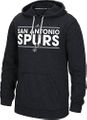 NBA San Antonio Spurs Mens Heather Black Adidas Dassler Synthetic Climwarm Hoodie