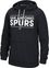 NBA San Antonio Spurs Mens Heather Black Adidas Dassler Synthetic Climwarm Hoodie