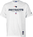 New England Patriots NFL Authentic Team Issue Short Sleeve Tee Shirt By Reebok