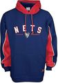 New Jersey Nets NBA Embroidered Tackle Twill Fleece Hooded Sweatshirt By Reebok
