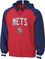 New Jersey Nets NBA Red Embroidered Dream Hooded Fleece Sweatshirt By Adidas