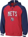 New Jersey Nets NBA Red Embroidered Dream Hooded Fleece Sweatshirt By Adidas