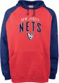 New Jersey Nets Tackle Twill Embroidered Hooded Sweatshirt By Reebok