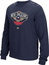 New Orleans Pelicans Navy Primary Logo Long Sleeve Tee Shirt by Adidas