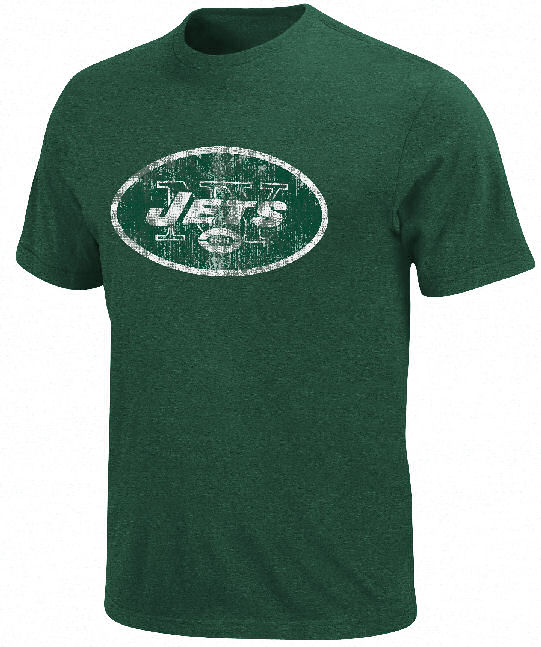 New York Jets Vintage Logo 3 Short Sleeve T Shirt by VF New York Jets