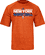 New York Knicks Adidas Heather Orange Authentic On-Court Practice Climalite Short Sleeve T Shirt