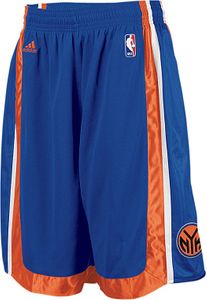 New York Knicks Adult NBA 10 Inseam Gear Basketball Shorts By Adidas