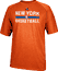 New York Knicks Heather Orange Climalite Practice Short Sleeve Shirt by Adidas