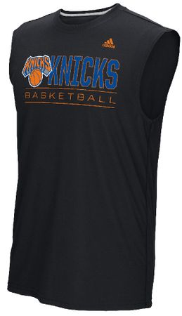 New York Knicks Adidas Black Ball Out Ultimate Synthetic Sleeveless Shirt
