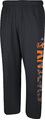 New York Knicks Black Open Bottom Primal Elevation Fleece Sweatpants by Adidas