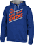 New York Knicks Blue Embroidered Playbook 4 Hoodie Sweatshirt by Adidas