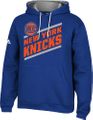 New York Knicks Blue Embroidered Playbook 4 Hoodie Sweatshirt by Adidas