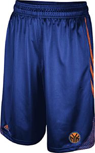 New York Knicks Embroidered 12 inch Inseam Hoop Shorts by Adidas