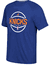New York Knicks Adidas Blue Ultimate Synthetic Short Sleeve TShirt