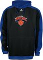 New York Knicks NBA Black Embroidered Dream Hooded Fleece Sweatshirt By Adidas