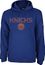 New York Knicks NBA Playbook Embroidered Royal Hooded Sweatshirt by Adidas