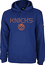 New York Knicks NBA Playbook Embroidered Royal Hooded Sweatshirt by Adidas
