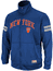 New York Knicks Royal Full-Zip Embroidered Track Jacket by Majestic