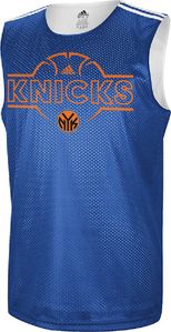 New York Knicks Royal Overtime Hustle Tank Top by Adidas