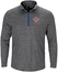 New York Knicks Mens Majestic Remain Focused Half Zip Mock Neck Shirt