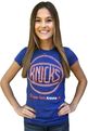 New York Knicks Womens Crew Neck Last Stop Too Tee Shirt by Adidas on Sale