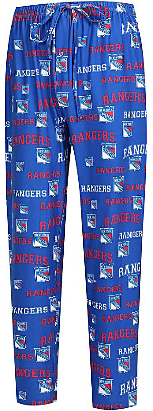New York Rangers Mens NHL Blue Fairway Pajama Lounge Pants on Sale ...