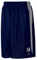 New York Yankees MLB 9� Inseam Rundown Mesh Baseball Shorts by Nike Team Sports