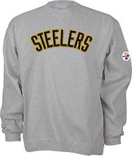 NFL Embroidered Crewneck Fleece Sweatshirts