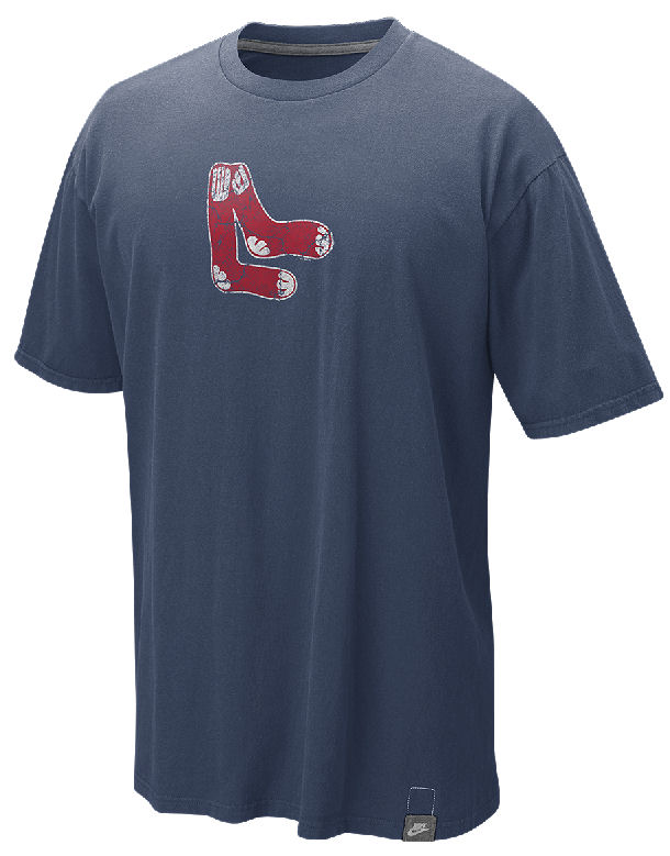 Nike Boston Red Sox Glory Days Cooperstown Washed Logo Shirt