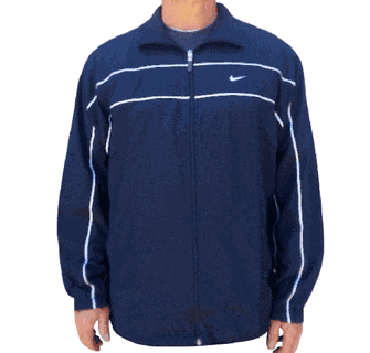 nike track jacket navy