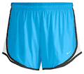 Nike Women�s New Aurora Blue/White Tempo Running Short