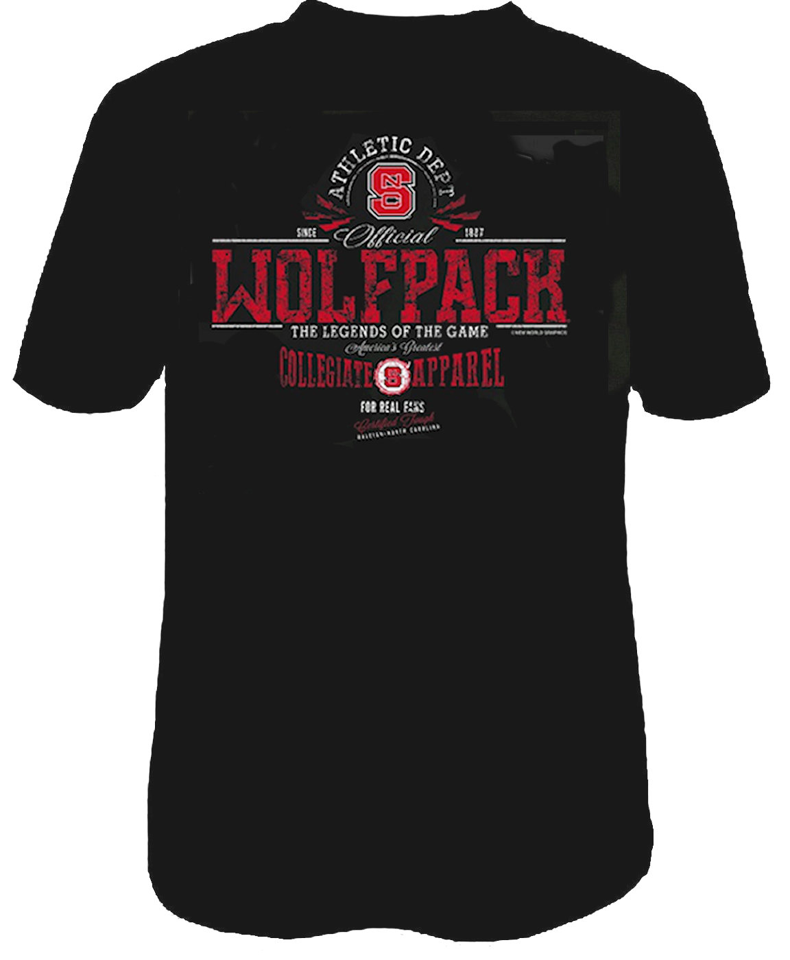 North Carolina State Wolfpack Black Legendary Black Short Sleeve T ...