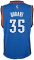 Kevin Durant Youth Oklahoma City Thunder Adidas Embroidered Swingman Basketball Jersey