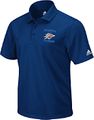 Oklahoma City Thunder Blue Arch Logo Mens Polo Shirt by Adidas