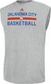 Oklahoma City Thunder Grey Climalite Practice Sleeveless Shirt by Adidas