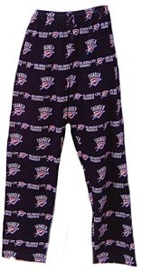Oklahoma City Thunder Mens NBA All-Over Pajama Pants by Concepts Sports