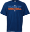 Oklahoma City Thunder Navy ClimaLite Short Sleeve Shirt by Adidas
