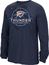 Oklahoma City Thunder Navy Ultimate Banner Long Sleeve T Shirt by Adidas