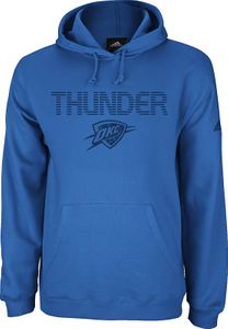 Oklahoma City Thunder NBA Playbook Embroidered Lt. Blue Hooded Sweatshirt by Adidas