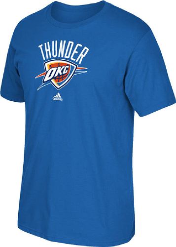 Oklahoma City Thunder Blue Primary Logo Climalite Shirt by Adidas