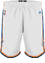 Oklahoma City Thunder White Embroidered Swingman Shorts By Adidas