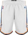Oklahoma City Thunder White Embroidered Swingman Shorts By Adidas