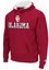Oklahoma Sooners Crimson Zone 2 Embroidered Hoodie