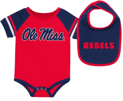 Ole Miss Rebels Newborn & Infant Red Bodysuit & Bib Set